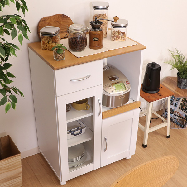 キッチンカウンター 60幅 17861 食器棚 キッチン収納 キッチン棚 収納