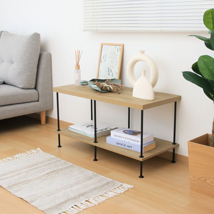 EZBOツイストロック TV台90幅 OAK NA 71883 TV台 テレビ台