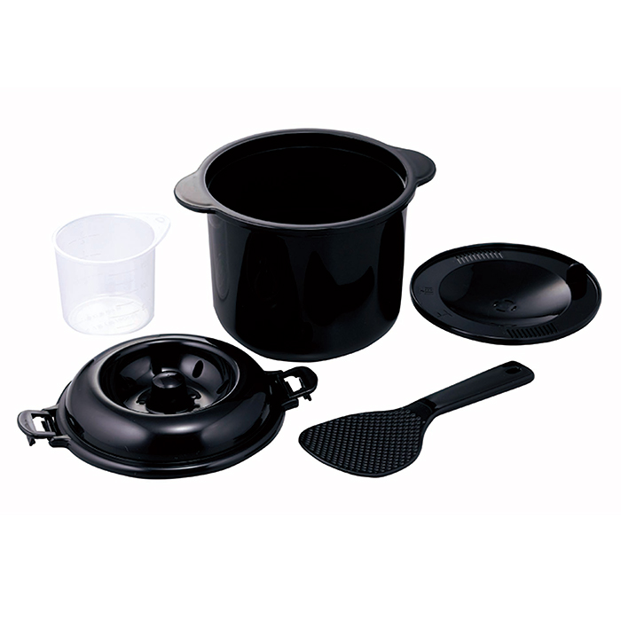 ちびくろちゃん 2合炊き CK-003 新生活 新入学 電子レンジ専用炊飯器