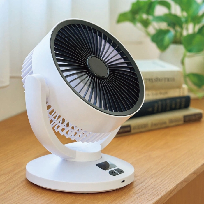カクセー正規販売店 首振り式ポータブルサーキュレーター GA-02 GoAir