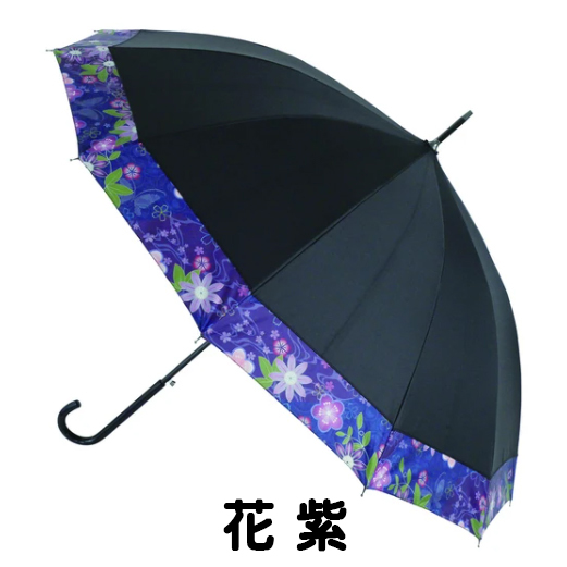 華あかりジャンプ JK-158 【和柄】 晴雨兼用 12本傘 ジャンプ