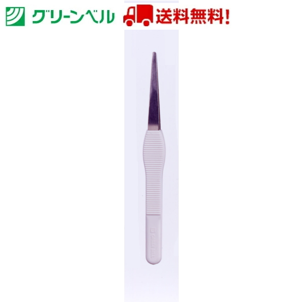 べり止めピンセット No.540 ピンセット 消毒 滑り止め グリーン べり止めピンセット No.540 ピンセット 消毒 滑り止め グリーン