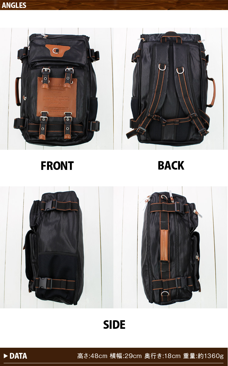 リュック ボストン ショルダー バッグ DEVICE Work デバイス ワーク