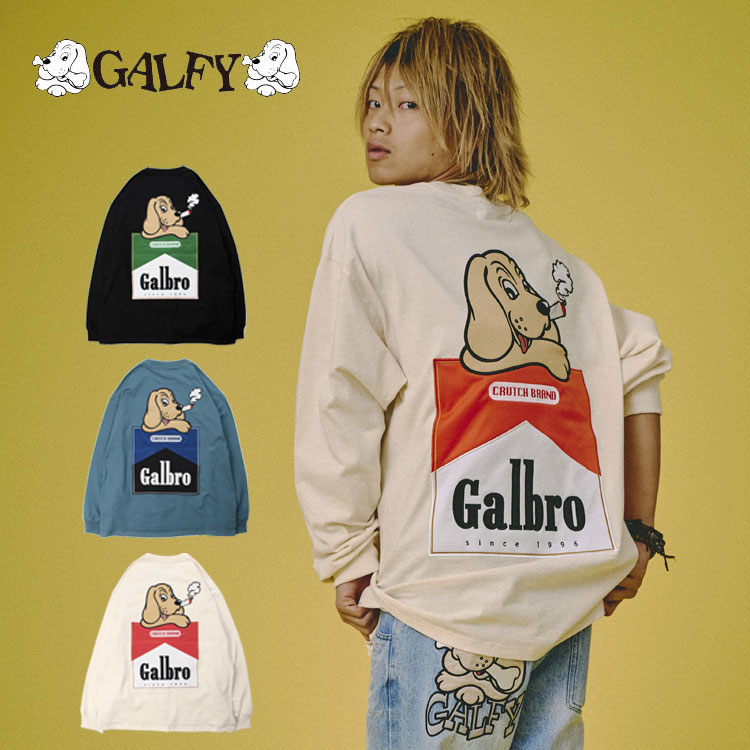 GALFY（ガルフィー） ガルブロ 長袖Tシャツ 胸ポケ クルーネック