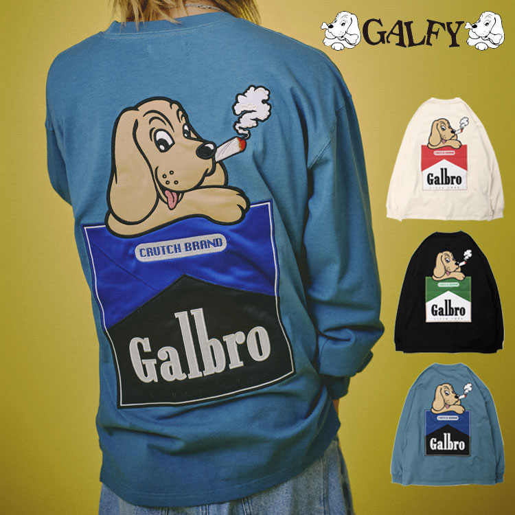 GALFY（ガルフィー） ガルブロ 長袖Tシャツ 胸ポケ クルーネック