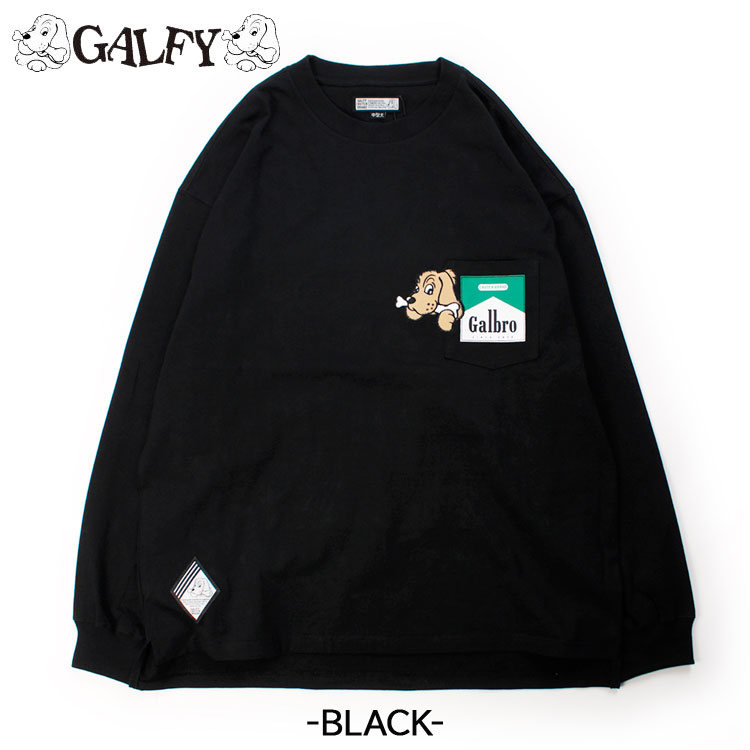 GALFY（ガルフィー） ガルブロ 長袖Tシャツ 胸ポケ クルーネック