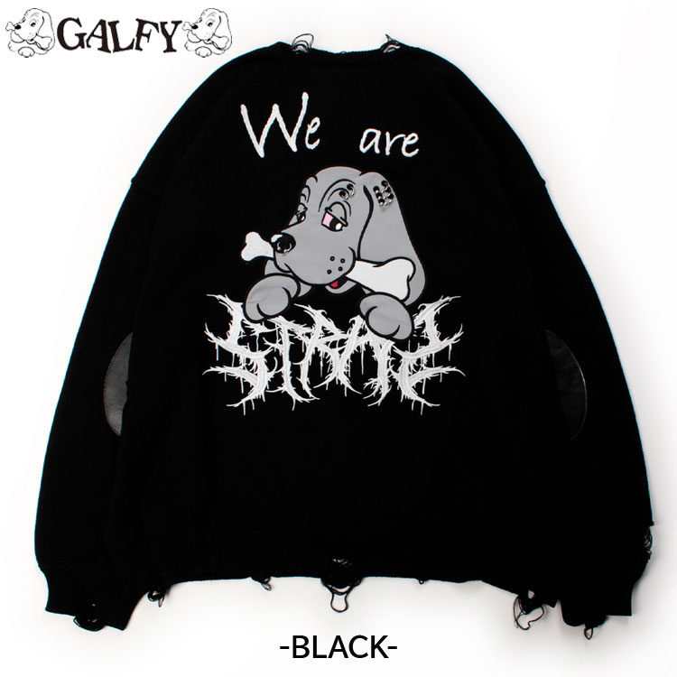 GALFY（ガルフィー） ババチバチピアスニット ピアス 長袖 ニット 