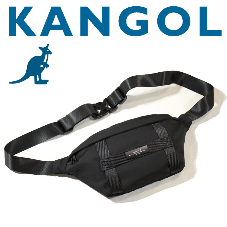 KANGOL ボディバッグ ウエストバッグ ショルダーバッグ ミニ ウエスト