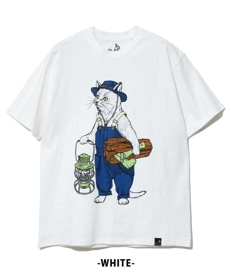 ゴースローキャラバン 白猫 黒猫 半袖 Tシャツ go slow caravan