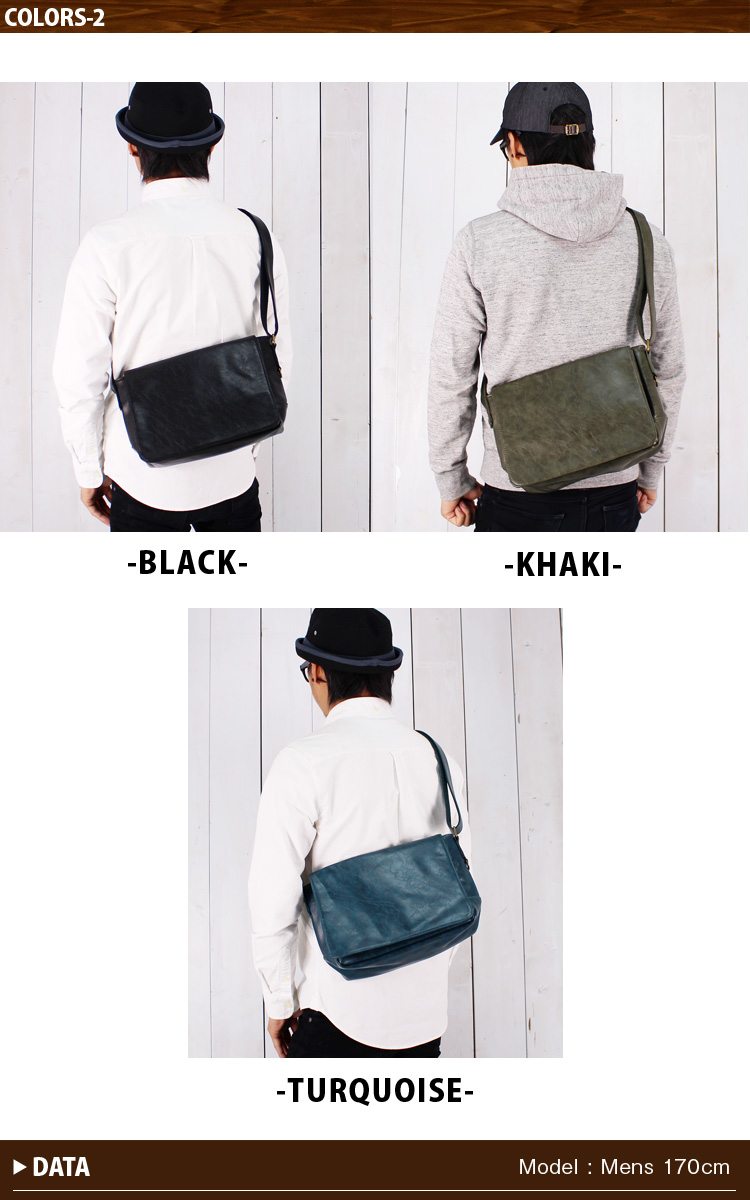 ショルダーバッグ レザー フラップ メッセンジャーバッグ 斜めがけ