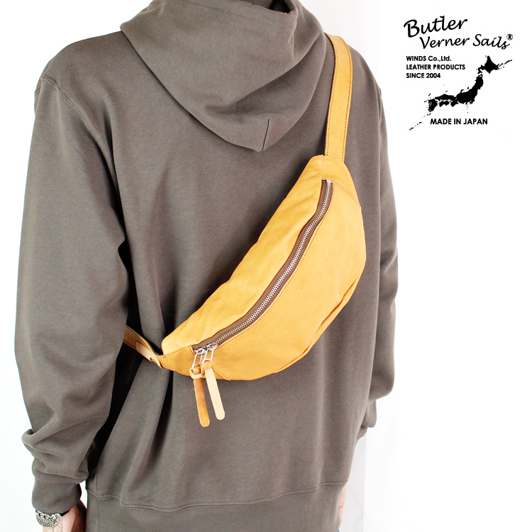 Butler Verner Sails 日本製 ホースレザー ヒップバッグ ボディバッグ