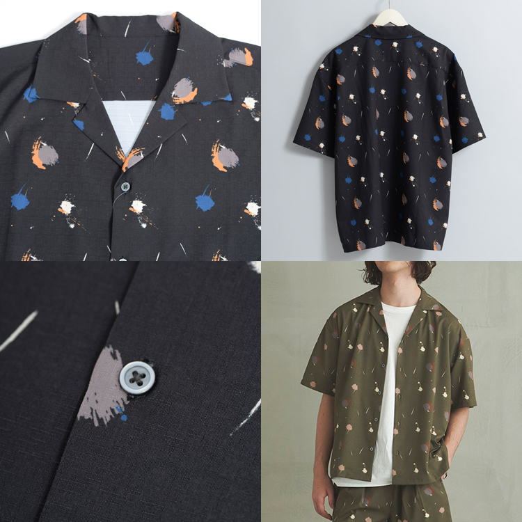 Outfit アウトフィット オープンカラー 龍柄 半袖 ドレス シャツ S 54220_1_.jpg
