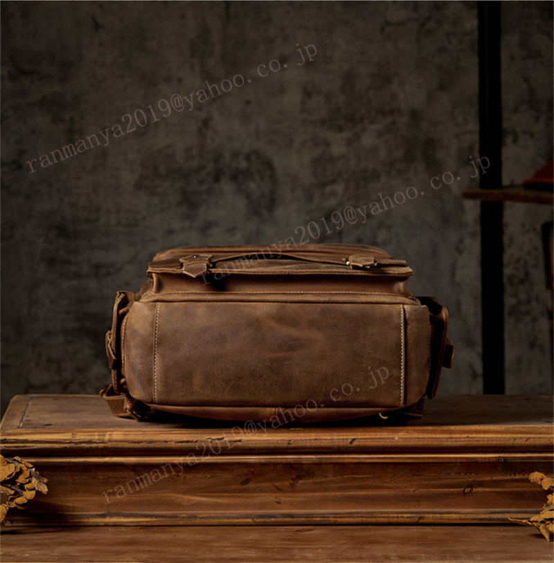 ☆新品☆ リュック ビジネスリュック 本革 デイバッグ メンズ リュック