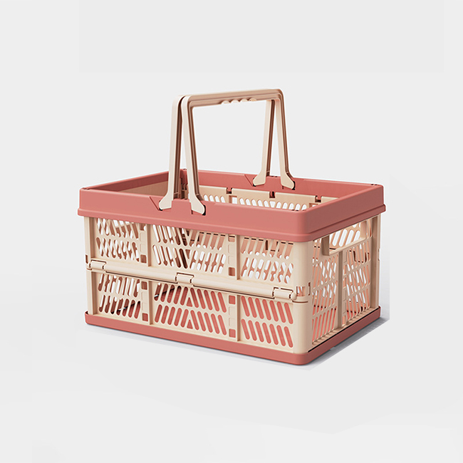 折りたたみ 買い物かご マイカゴ レジカゴ 買い物カゴ  カーゴ コンパクト スリム 軽い 大容量 車載 バスケット かご コンテナ コンテナボックス 収納 爆買 | ブランド登録なし | 03