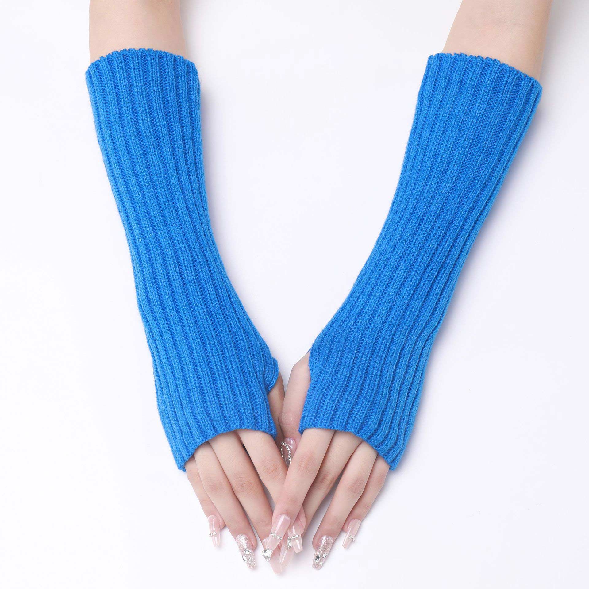 アームウォーマー 手袋 アームカバー ニット ケーブル編み レディース 指なし手袋 防寒対策 保温 肌触り 防寒 おしゃれ 爆買 | ブランド登録なし | 04