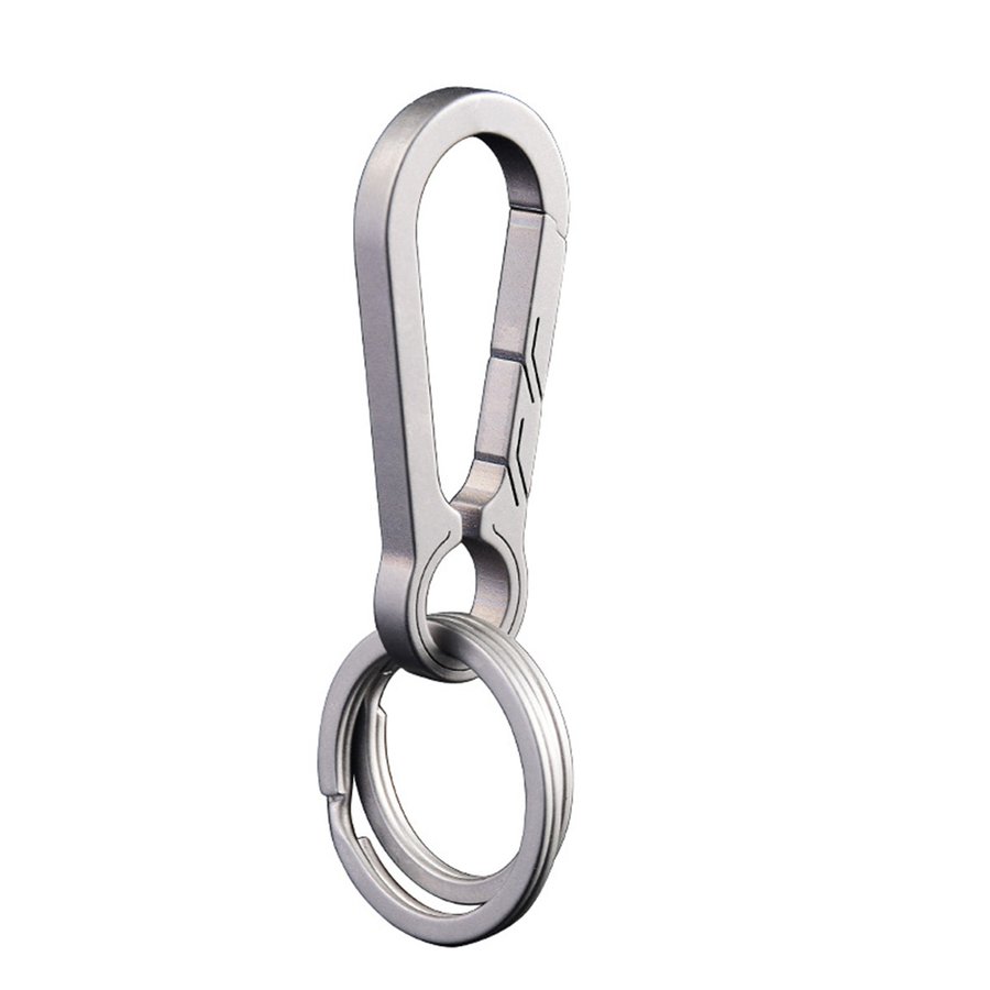 キーホルダー チタン 軽量 軽い おしゃれ カラビナ キーチェーン リンク2個付 |  | 01