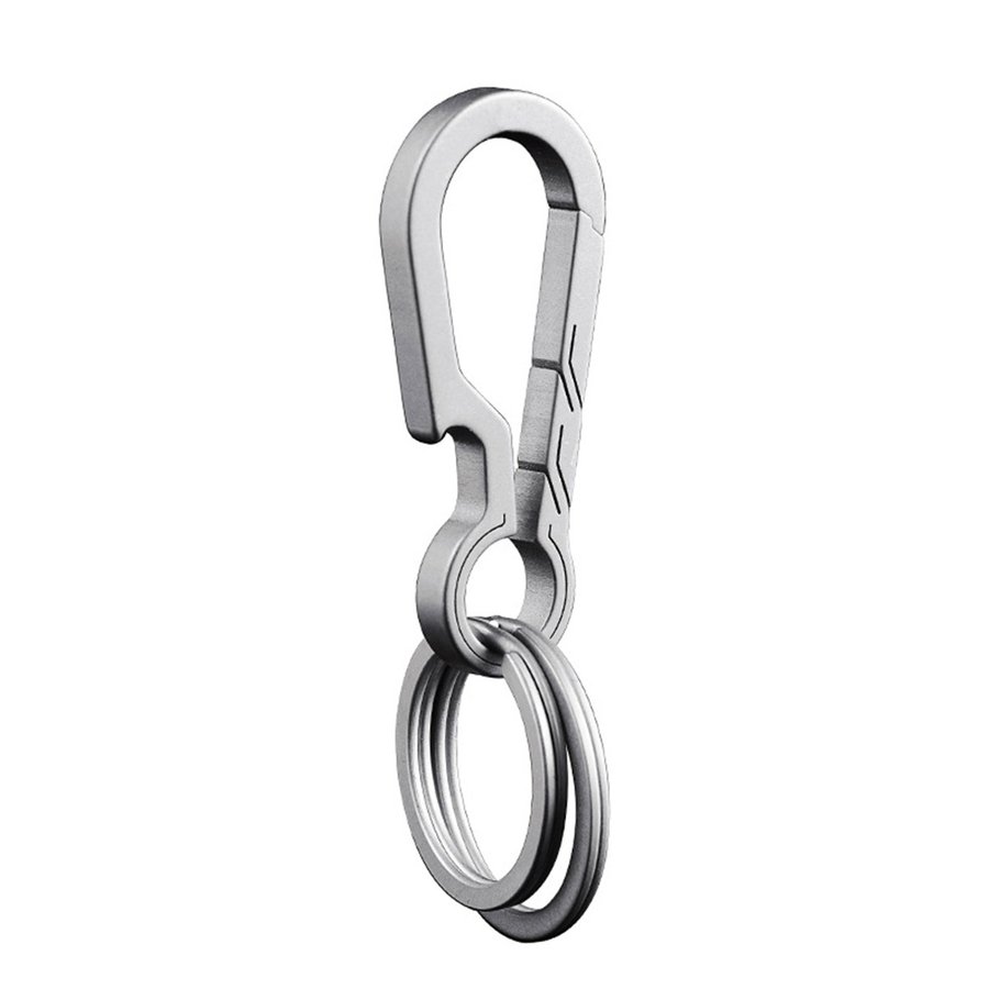 キーホルダー チタン 軽量 軽い おしゃれ カラビナ キーチェーン リンク2個付 |  | 02