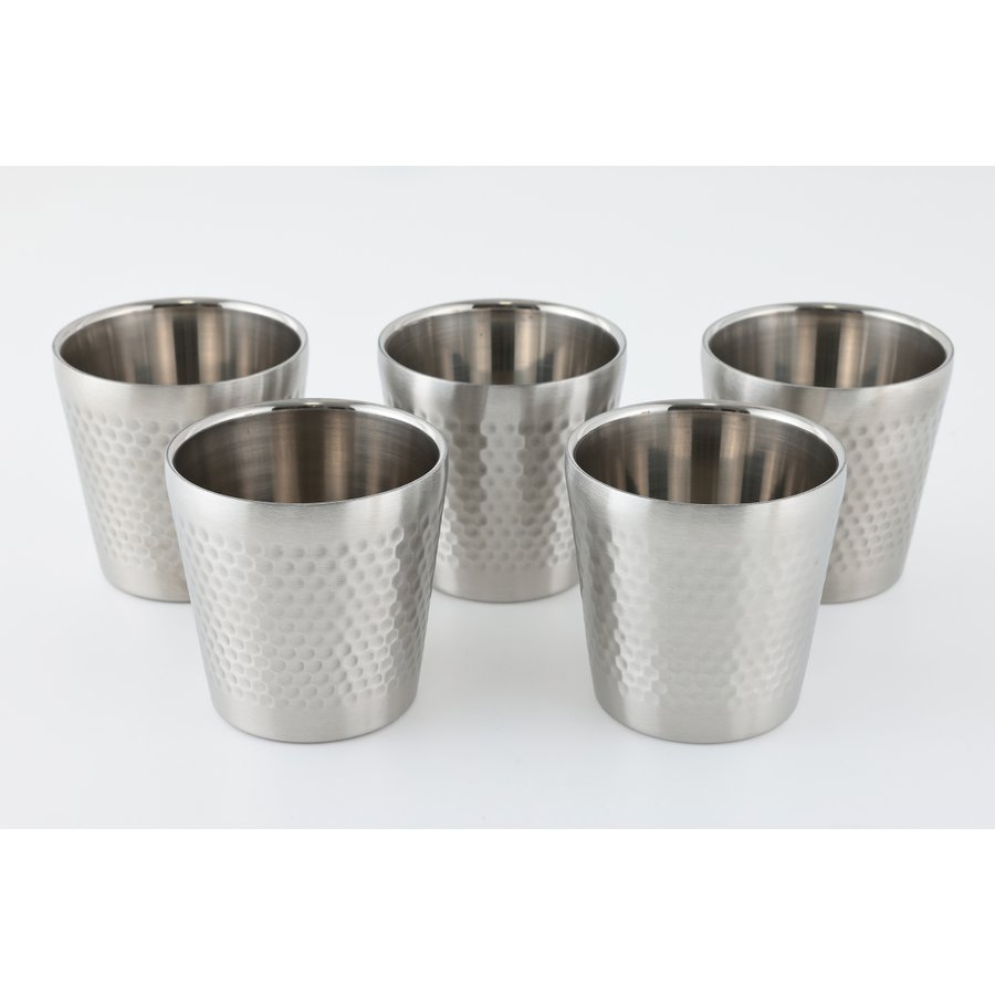 タンブラー ステンレス 真空 断熱 175ml 5個セット SUS304 保冷 保温