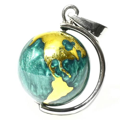 メキシコ MUSICAL BALL ミュージカルボール 地球儀 ペンダントトップ