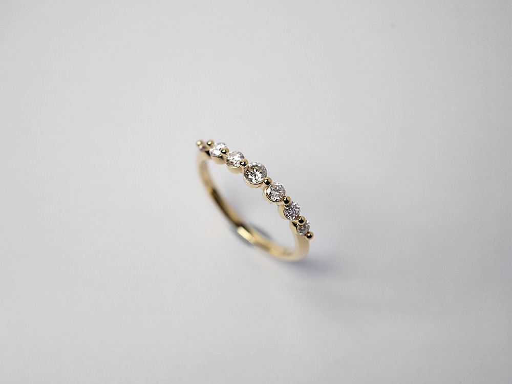 レアド ダイヤモンド 指輪 レディース 金属アレルギー対応 18K リング レディース 指輪 ダイヤモンド 0.3ct ダイヤ