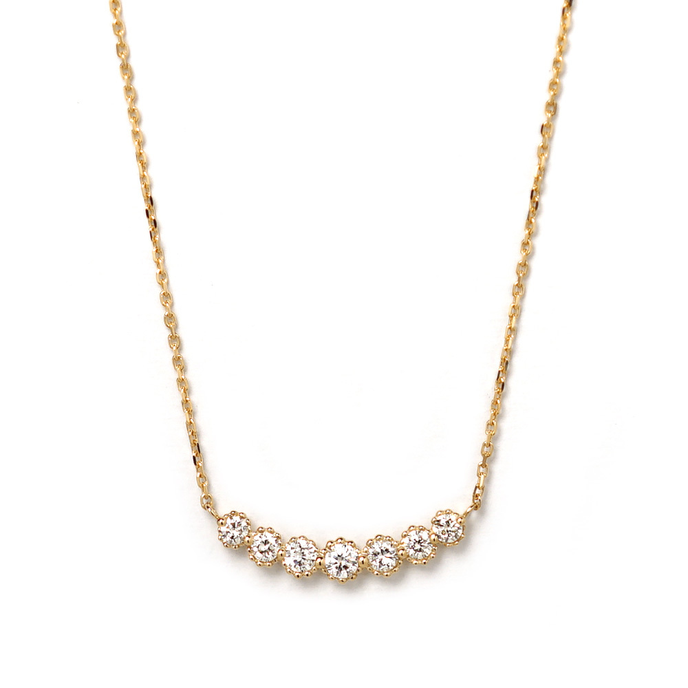 k18 ダイヤモンド　0．3ct ペンダント　ネックレス　トップ　気まぐれセール 18K セブン ダイヤモンド ネックレス 0.3ct 18k ダイアモンド