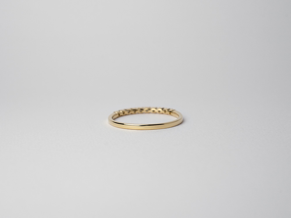 K18 ダイヤモンド エタニティ リング 18金 18k ダイヤ 指輪