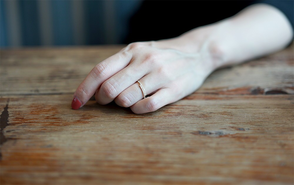 K18 クリング ダイヤモンド リング レディース 18k 18金 エタニティ