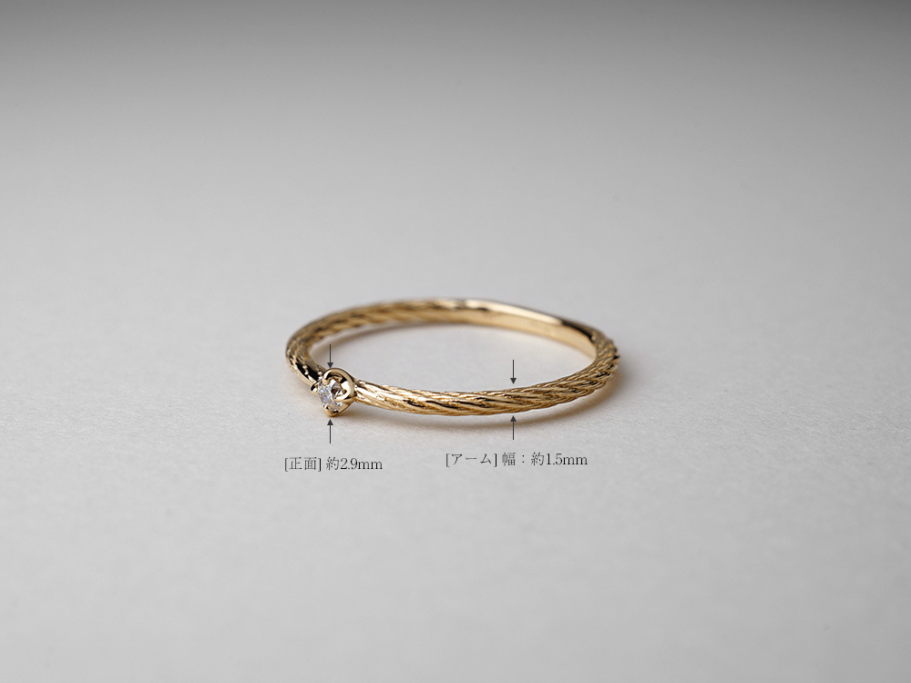 ダイヤリング 0.5CT ハーフエタニティリング R3361DI-P2 | 山梨県甲府市