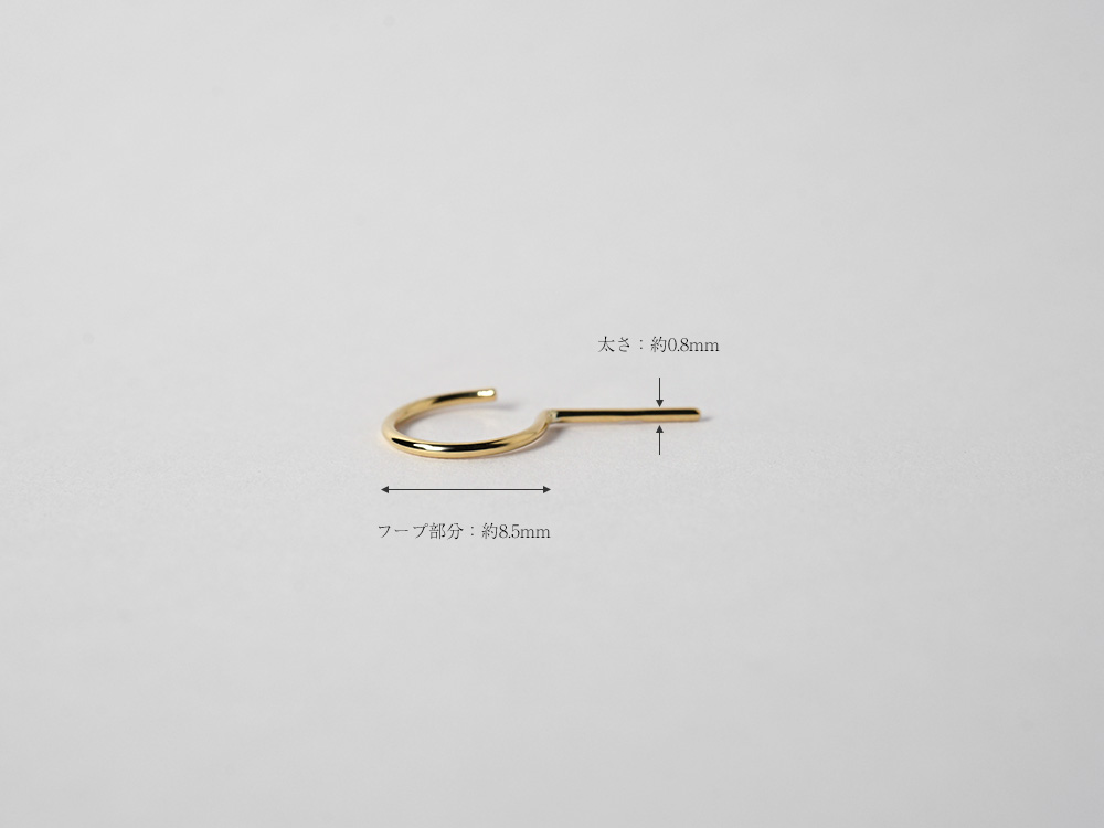 K18 kagi ピアス 18k 18金 レディース ジュエリー シンプル 安心
