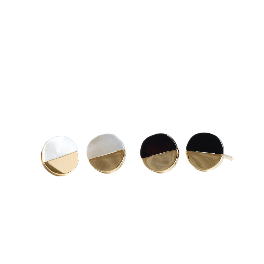 ストーンピアス オニキスピアス ステンレス オニキス CZ メンズ