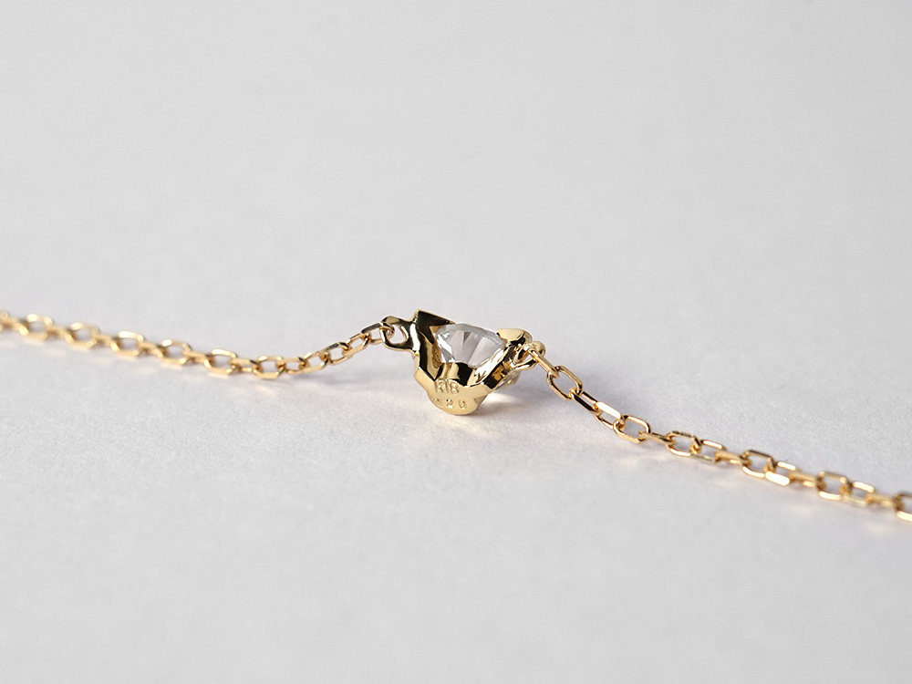 18K ステラ ダイヤモンド ネックレス 0.2ct ダイヤ 首飾り 18k 18K ステラ ダイヤモンド ネックレス 0.2ct ダイヤ 首飾り 18k