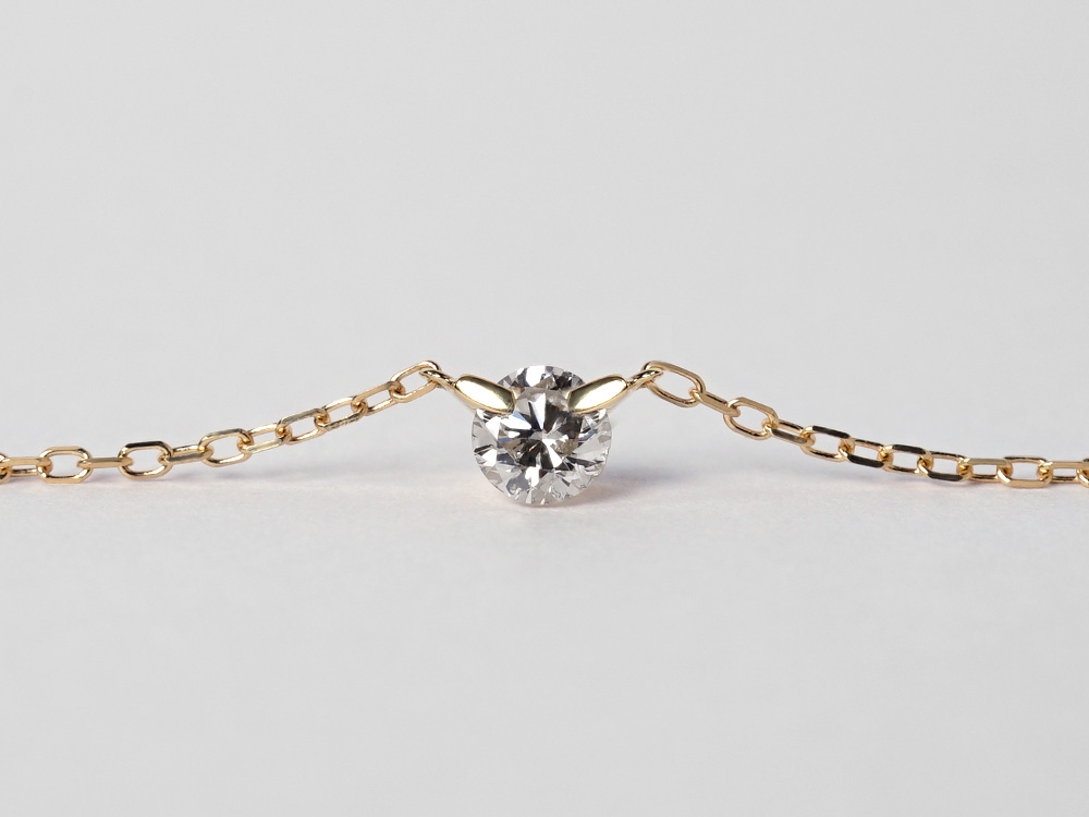 18K ステラ ダイヤモンド ネックレス 0.2ct ダイヤ 首飾り 18k 18K ステラ ダイヤモンド ネックレス 0.2ct ダイヤ 首飾り 18k