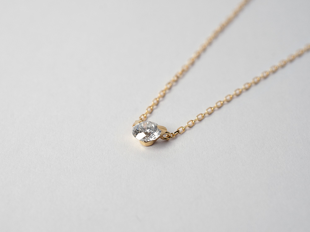 11/28午後値上げ実施】 18K ステラ ダイヤモンド ネックレス 0.3ct