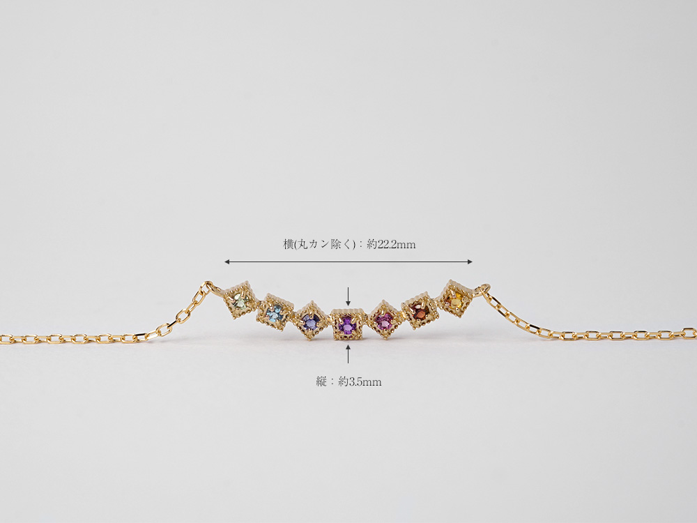 テンプルオブザ・サン★18Kメッキ 丸プレートガーネットピアス テンプルオブザ・サン☆18Kメッキ 丸プレートガーネットピアス