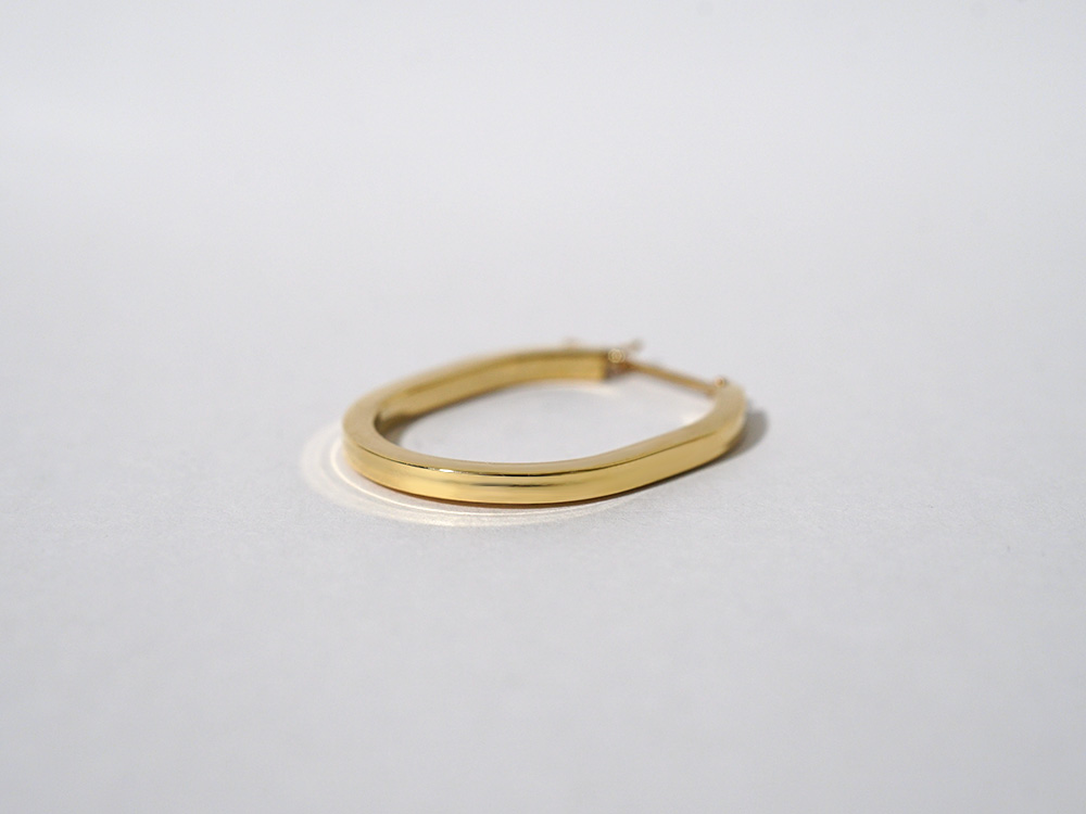 K18 アノルス ラージ フープピアス レディース 女性用 18K 18金