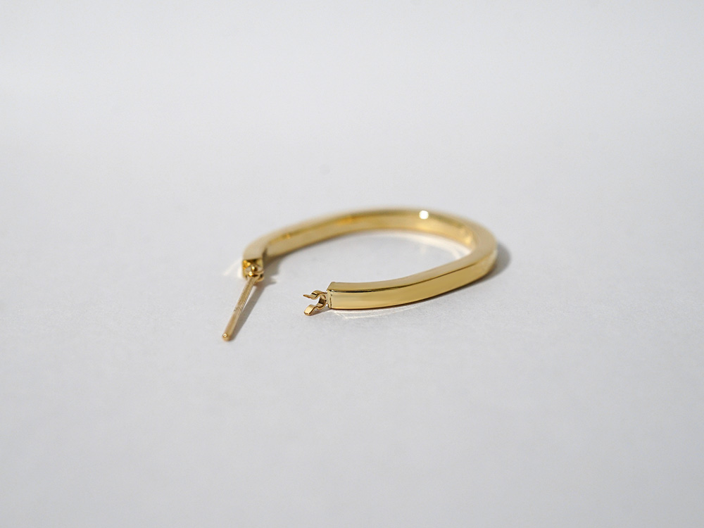 K18 アノルス ラージ フープピアス レディース 女性用 18K 18金