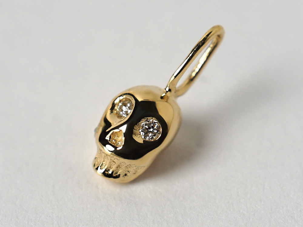 K18 ダイヤモンド ペンダントトップ カラベラ レディース 女性用 18k