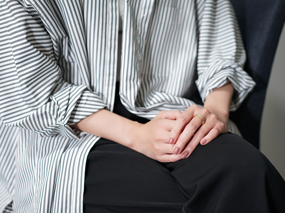 K18 クインテット リング 5連 レディース メンズ 地金 指輪 プラチナ