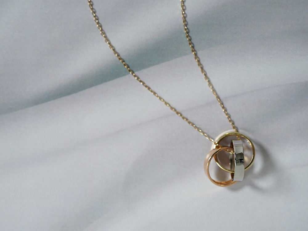 ち*う様 一生女性だから 上品 フェイス トリニティ ローマンダイアル 希少品 K18/Pt トリニティ ラージ ペンダントトップ レディース 18K 18金 Pt