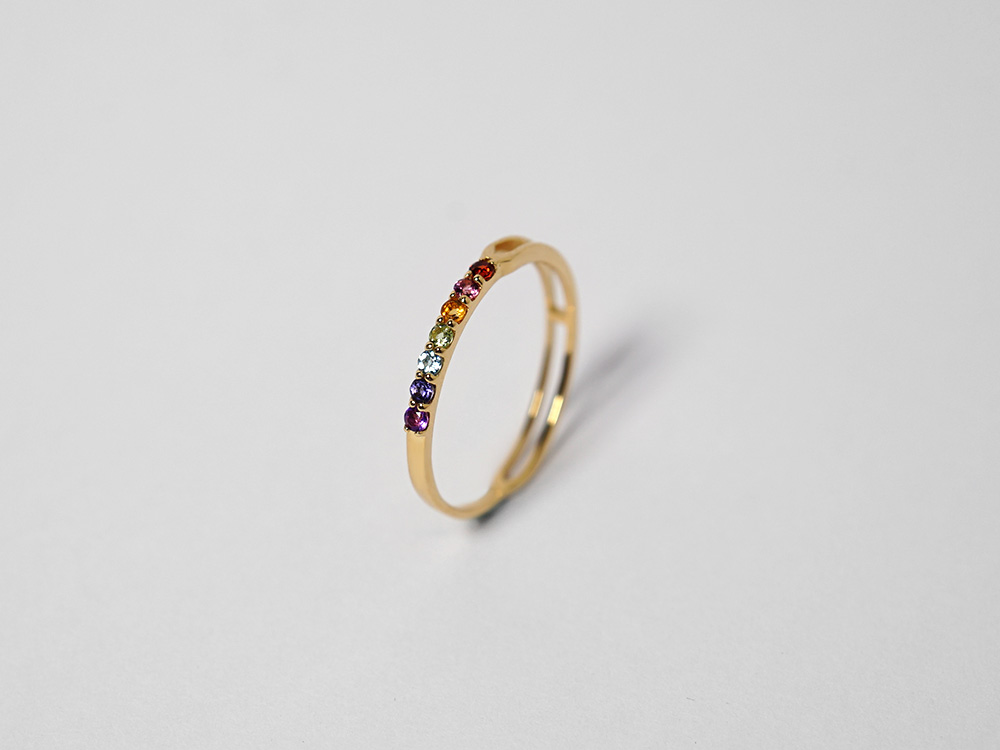 K18 アミュレット リング レディース 18K 18金 アミュレットリング