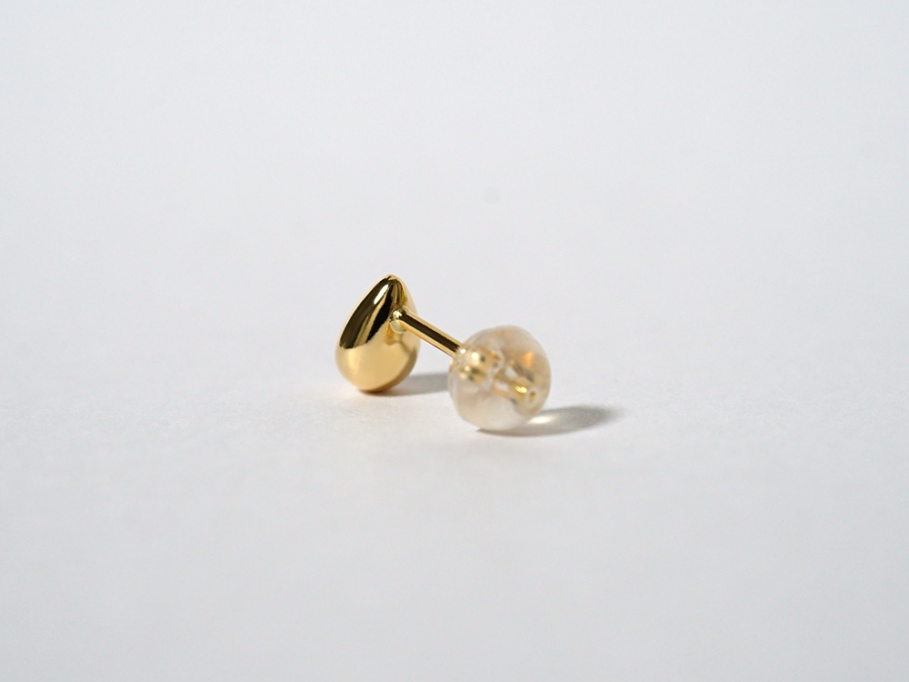 K18 露ピアス 18k 18金 レディース ジュエリー 雫 ティア