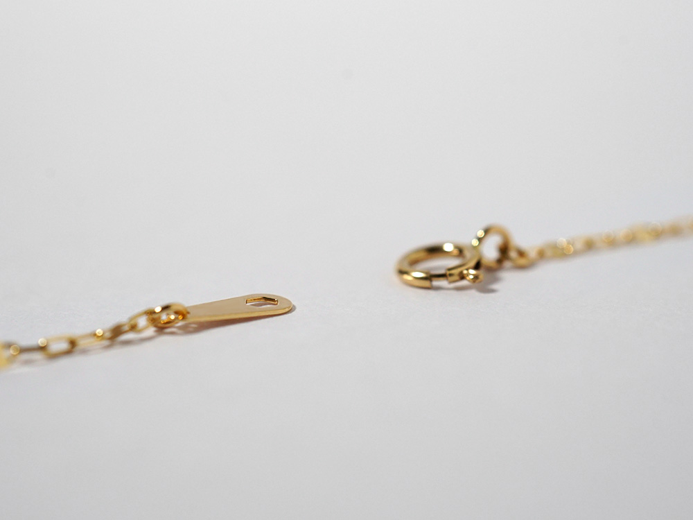 18K ネックレス K18 トゥインクルエクレア ネックレスチェーン 1.4mm レディース