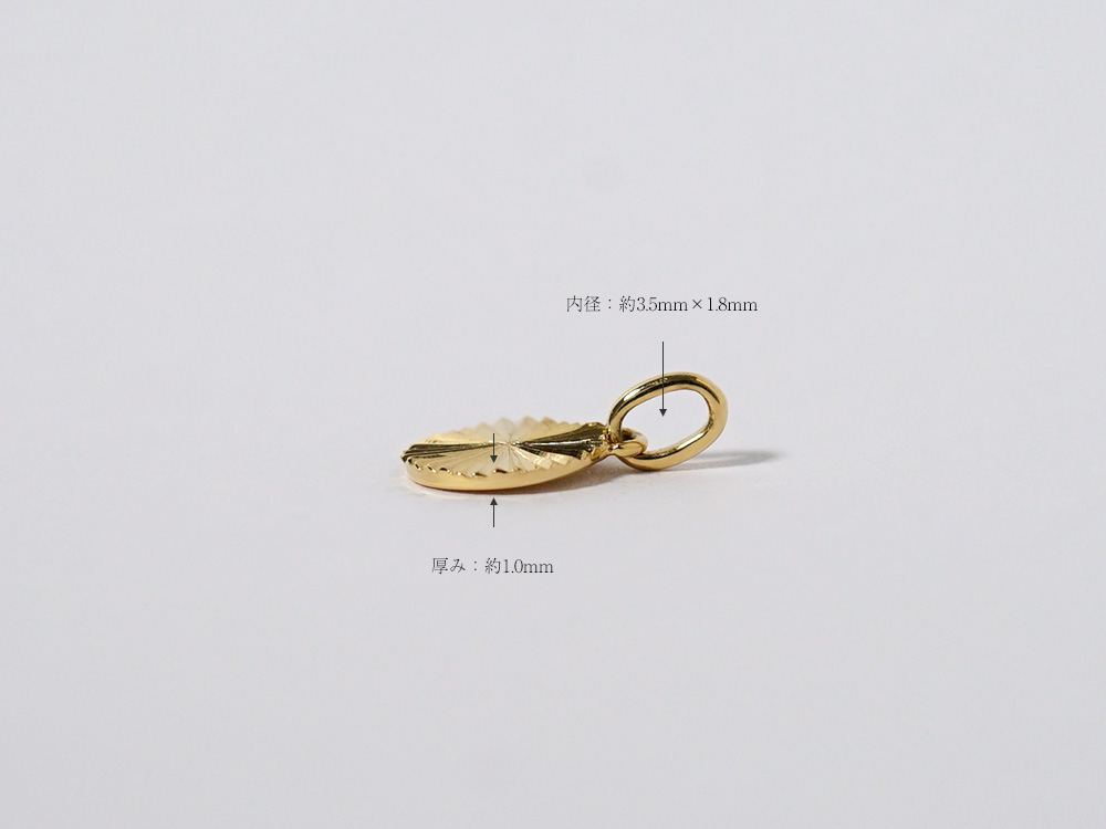 K18 カルプ ペンダントトップ レディース 18K 18金 Pt プラチナ