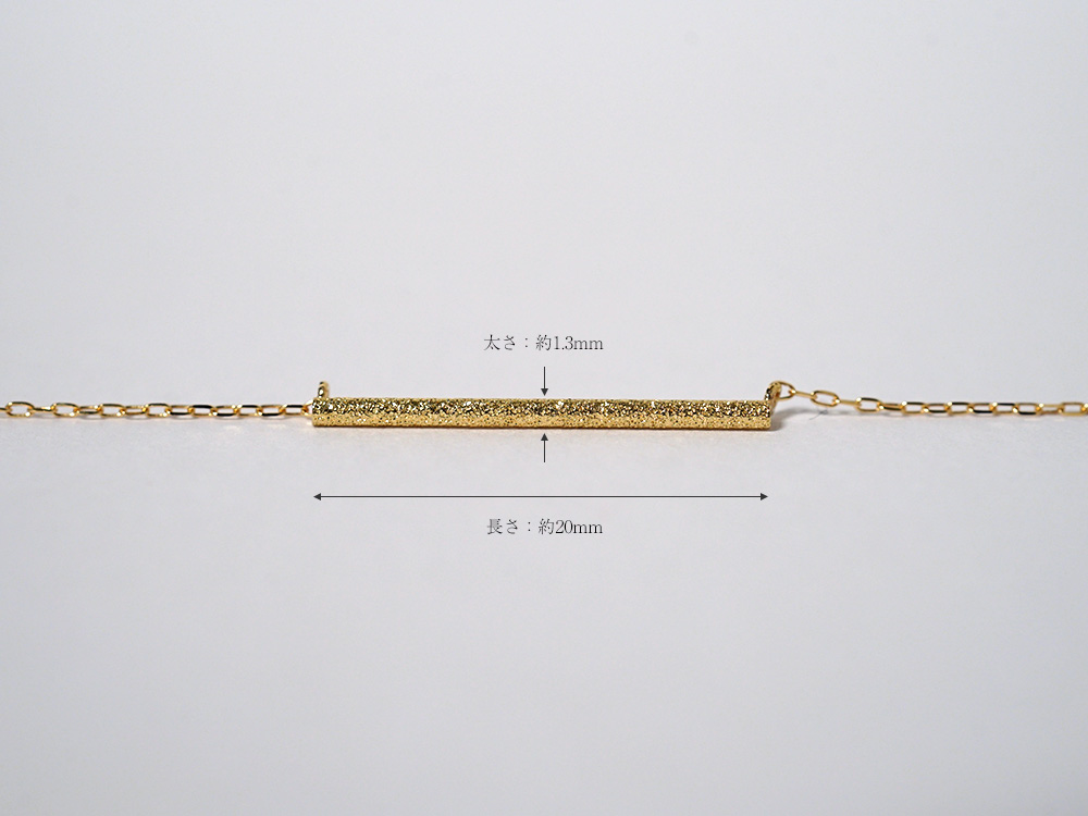 K18 アウレア ネックレス レディース 18K 18金 スターダスト加工