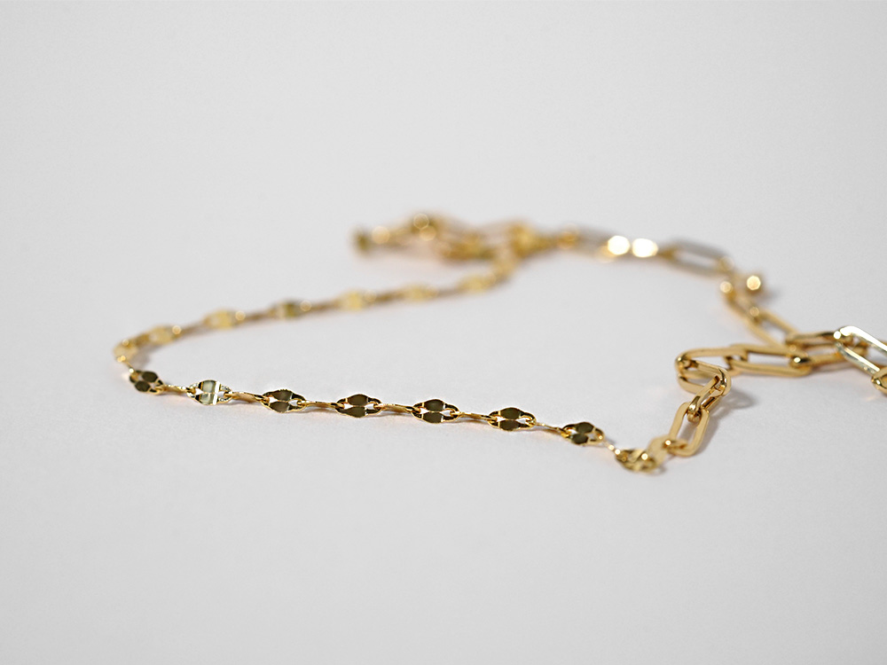 K18 クリップレア ブレスレット レディース 女性用 18K 18金 地金
