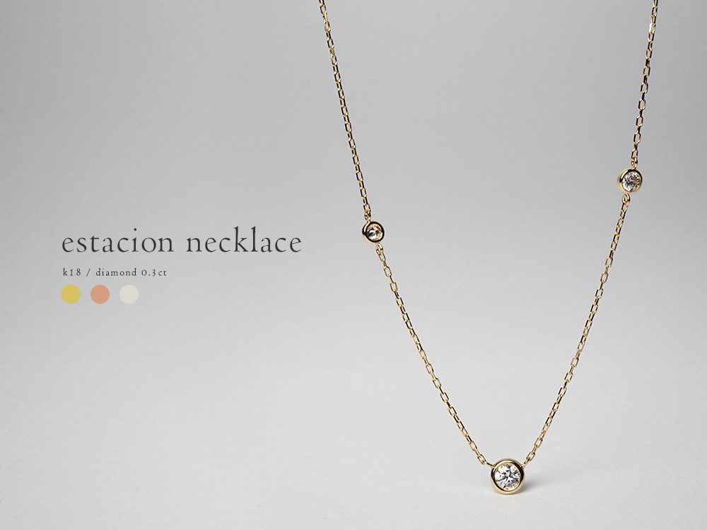 εïз・.。*【ネックレス】 Tiny Motif】K10ダイヤモンドハートネックレス（0.03ct