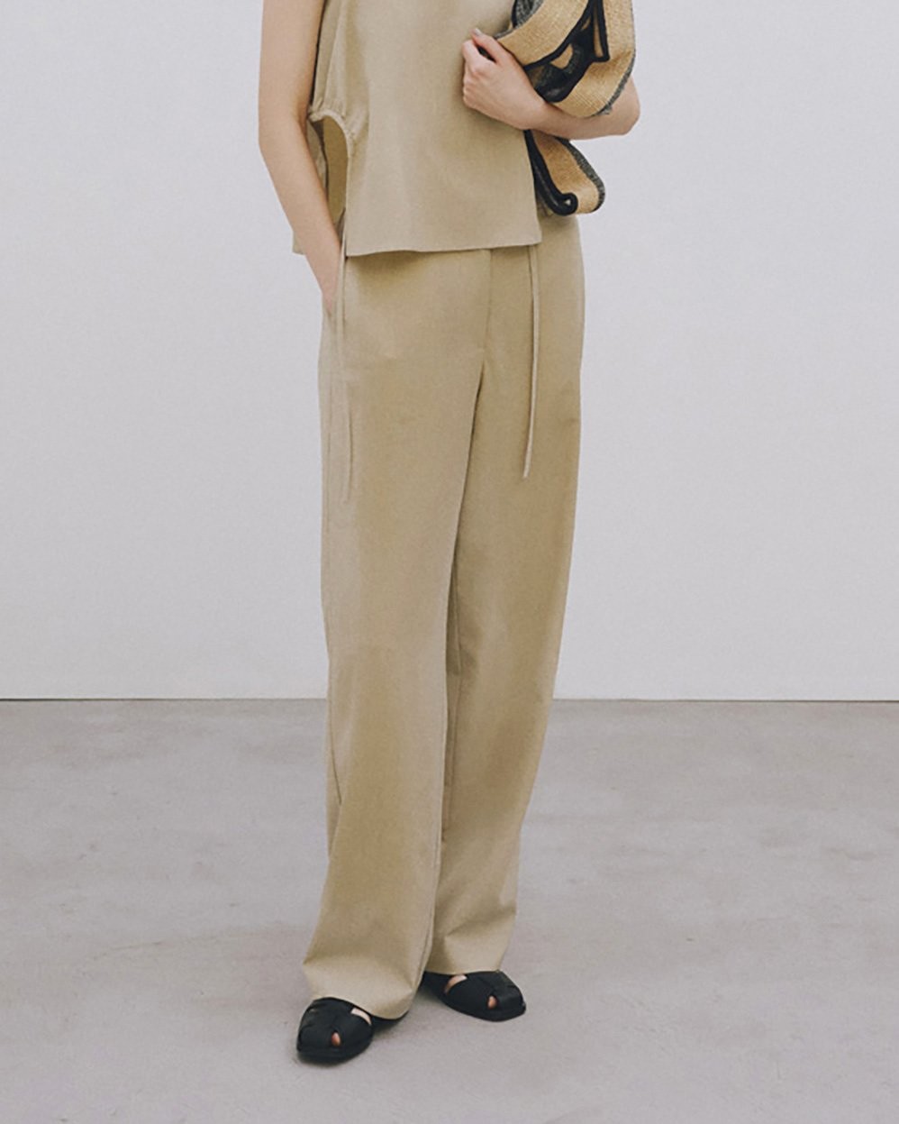 TODAYFUL SALE (トゥデイフル）Easy Chambray Trousers 即日発送