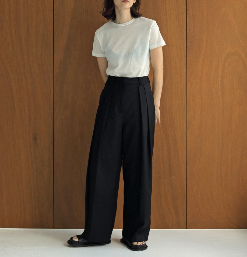 anuke ANUKE (アンヌーク）Sheer Slub T-shirts 即日発送