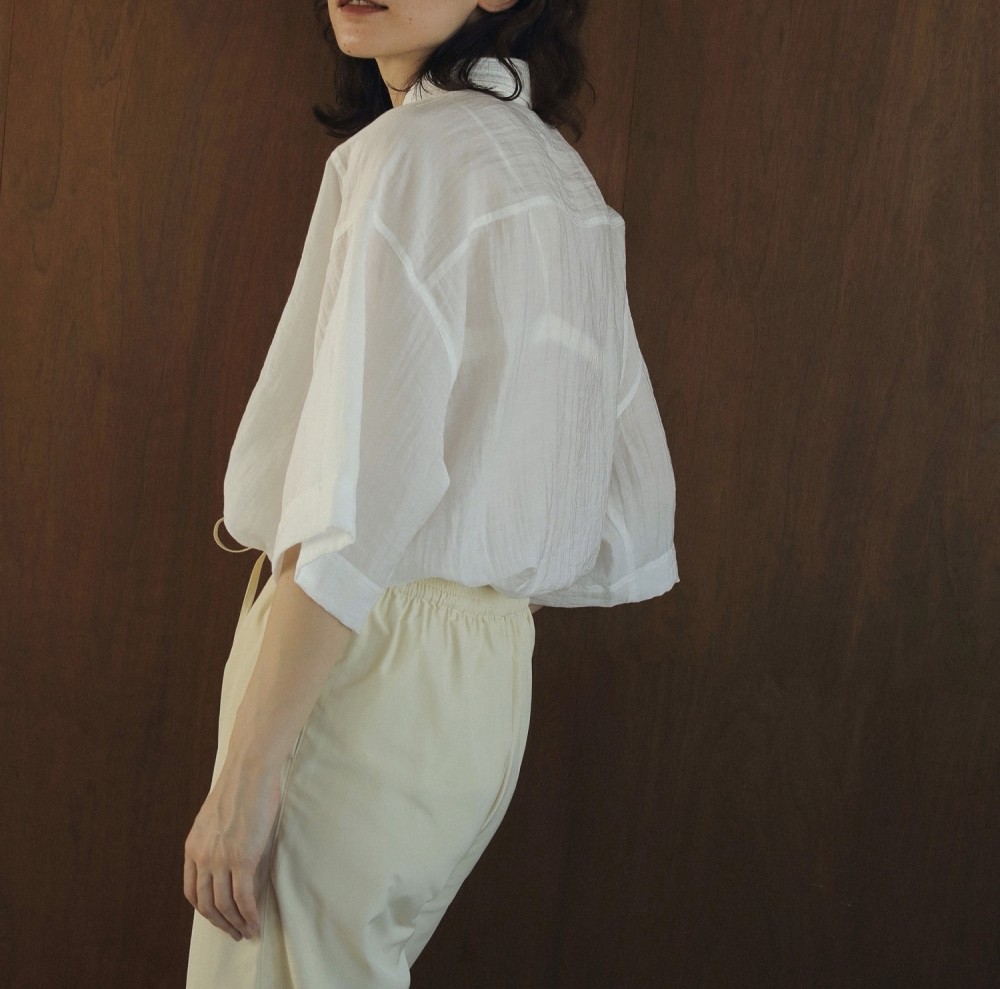 トップス anuke Halfsleeve Loose Shirts anuke（アンヌーク）の「Halfsleeve Loose Shirts（シャツ