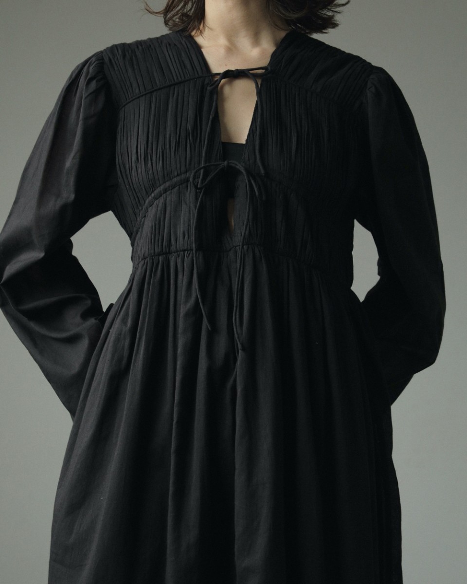 anuke（アンヌーク） (アンヌーク）Cotton Gather Onepiece 即納 SALE